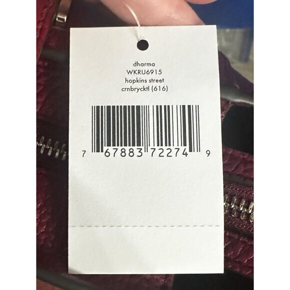 NWT Kate Spade Hopkins Street Dharma Leather Tote with Zipper  - Raspberry - Picture 4 of 6